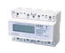Three Phase Four Wires Din Rail KWH Meter Active Energy With LCD Display